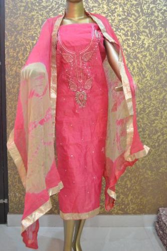 Chanderi Dress Material