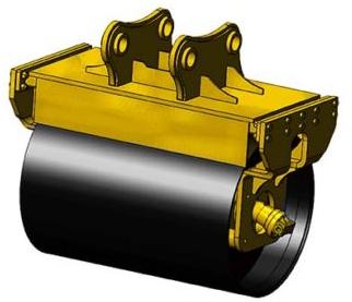 SLOPE COMPACTOR ROLLER
