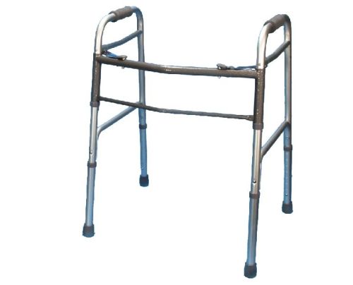 Polished Metal Folding Walker, For Handicapped Use, Feature : Anti Corrosive, Durable, High Quality