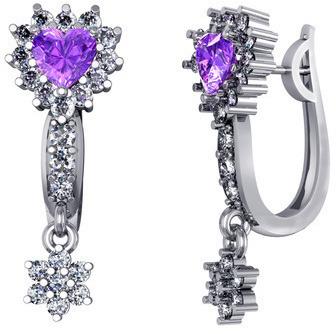 Swarovski Crystal 925 Sterling Silver Earring