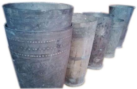 Antique Brass Buckets