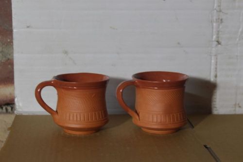 Karukrit Soil Terracotta Tea Cup, Packaging Type : Set Of 6