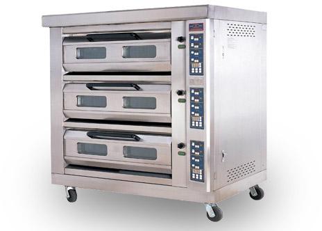 Triple Comp. Baking Oven, Power : 19.2 kW