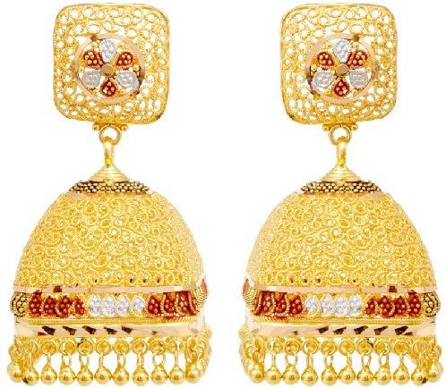 Gold Earrings, Gender : Women