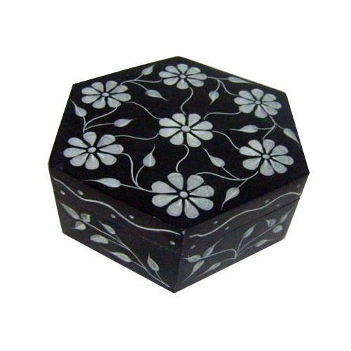 Black Marble Stone Box