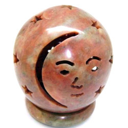 Ball Shaped Stone T Light