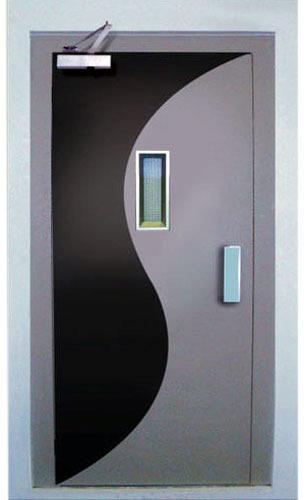 Semi Automatic Elevator Door