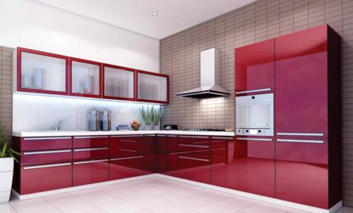 ACRYLIC MODULAR KITCHEN