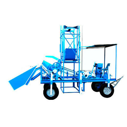 Concrete Mixer Hoist Machine With Hydraulic Hopper