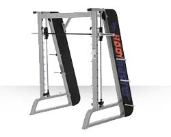 Steel Counter Balanced Smith Machine, Color : Black, Silver