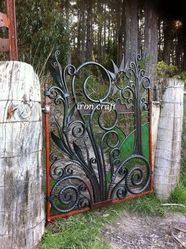 Antique Iron Gate
