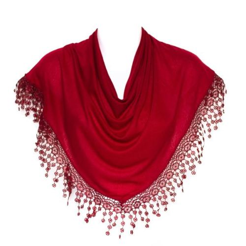 Embroidered Cotton Ladies Scarves, Size : 40x40inch, 50x50inch, 60x60inch