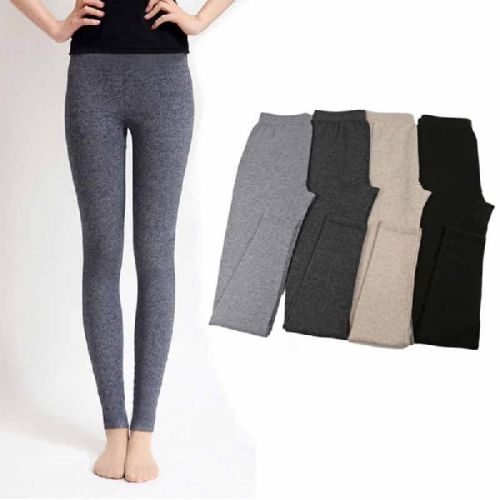 Plain Ladies Woolen Leggings, Size : M
