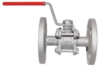 I.C. Flanged Three Piece Ball Valve