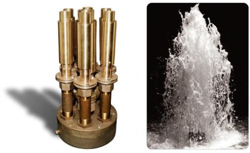 Cluster Jet Aerated Effect Fountain Nozzle