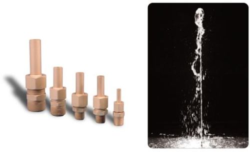 Single Fountain Nozzle With Ball Joint