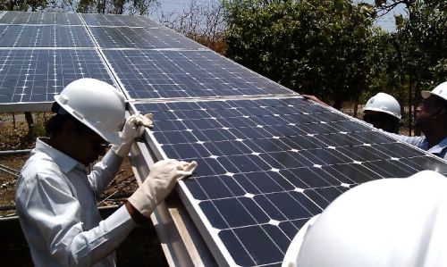 Rooftop Power Plant Installation