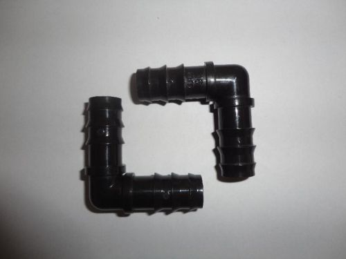 Polished Plastic Drip Irrigation Elbow, For Agriculture, Feature : Durable