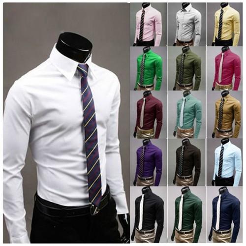 Mens Plain Formal Shirts