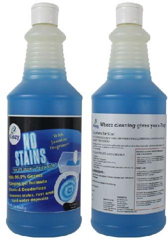 No Stains Toilet Bowl Cleaner, Color : Blue