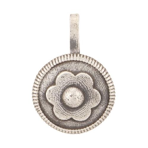 Circular Floral Nose Pin