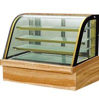 Cake Display Wooden Counter