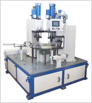 Rivet Auto Loading and Pressing Into Brackets