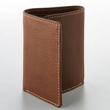 Leather Mens Tri Fold Wallet, For ID Proof, Credit Card, Cash, Technics : Machine Made