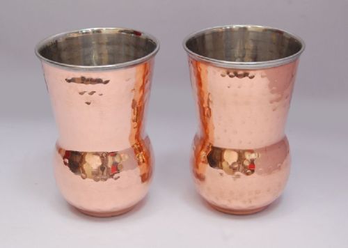 Steel Copper Matka Glass