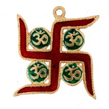 Metal Swastik Om Wall Hangings, For Decoration