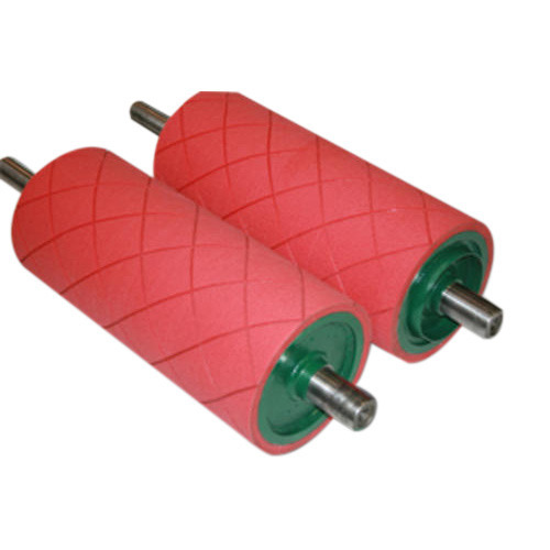 Polyurethane Ultra Grip Rollers, Color : Red