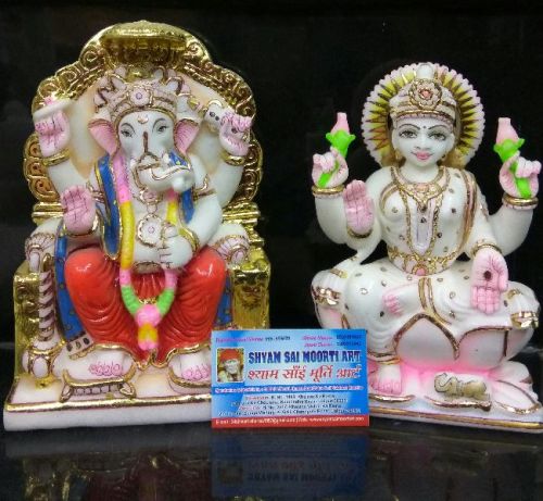 Marble Laxmi Ganesh Statues