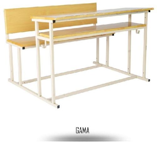 Wooden Gama School Bench, Shape : Rectangle