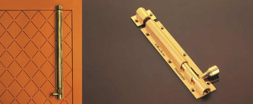 Brass Open Round Tower Bolt, Size : 4' Upto 36'