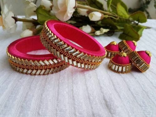 Silk thread bangles