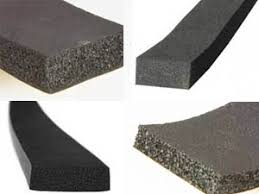 Sponge Rubber Strips, For Industrial, Color : Black