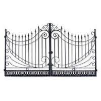 Polished Iron Metal Gates, For College, Outside The House, Parking Area, School, Style : Modern