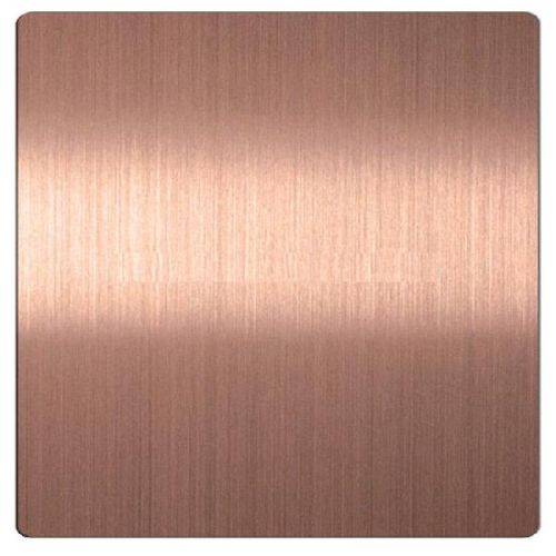 Zinc Coated Rectangular Stainless Steel Rose Gold Sheets, Length : 3-4ft