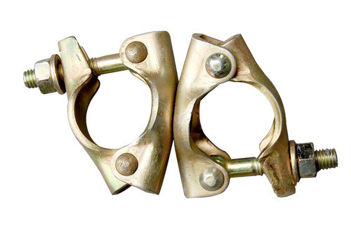 Mild Steel Golden Scaffolding Clamp, Weight : 0.8-2.5 Kg