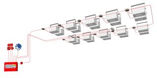 Fire Suppression System, Color : Red