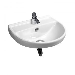 Blenny Wall Hung Wash Basin, Size : 440X340X185 Mm