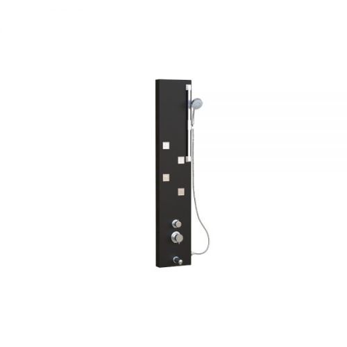JAAZ Aluminium Coral Black Shower Panel, Color : White