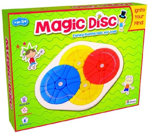Magic Disc Educational Intellectual Brainy Puzzle, Color : Multicolor