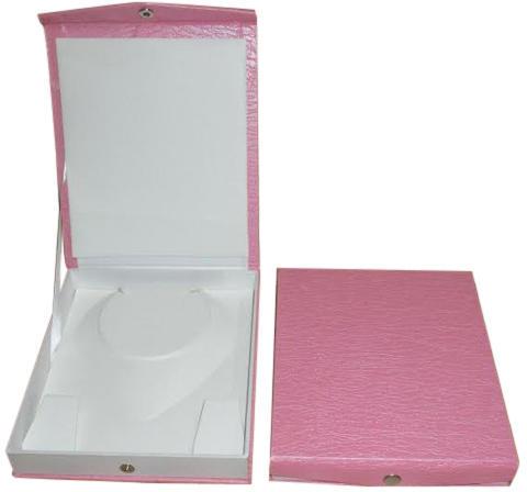 Synthetic Leather Fancy Jewellery Boxes, Size : 115*92*84 Mm