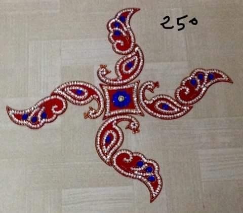 Acrylic Shankh Rangoli