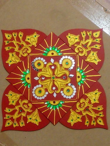 Wooden Rangoli