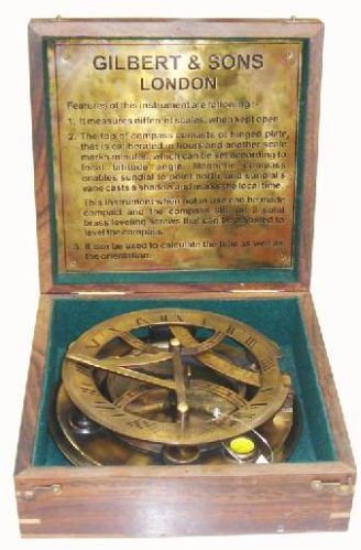 Antique Sundial Compass