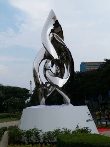 Stainless Steel Sprite Of Hajira Sculpture