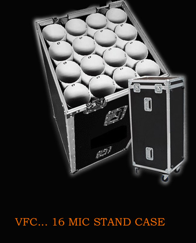 16 Microphone Stand Flight Case