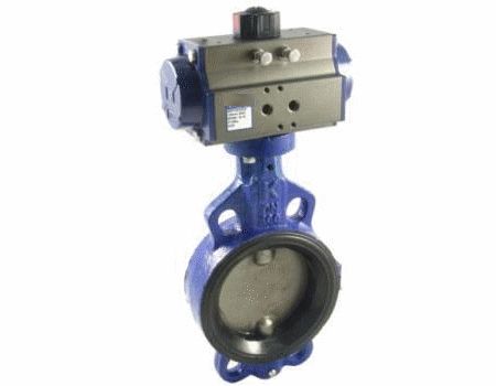 Pneumatic Actuator Butterfly Valve